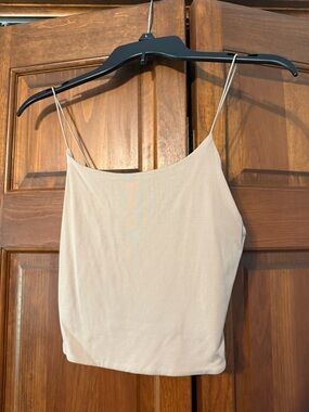 Olive & Oak Soft Beige Spaghetti Strap Camisole